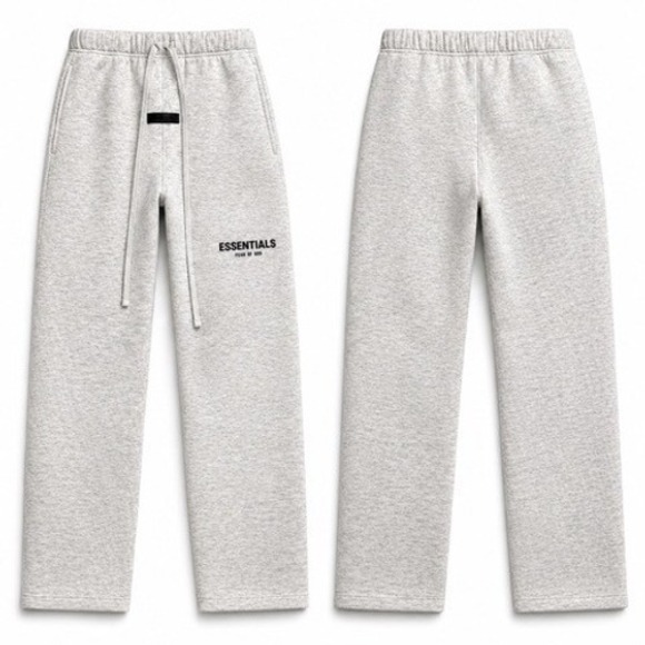 Fear of God Essentials Other - Fear of God Essentials Light Oatmeal Sweatpants Size S Logo Fleece NWT